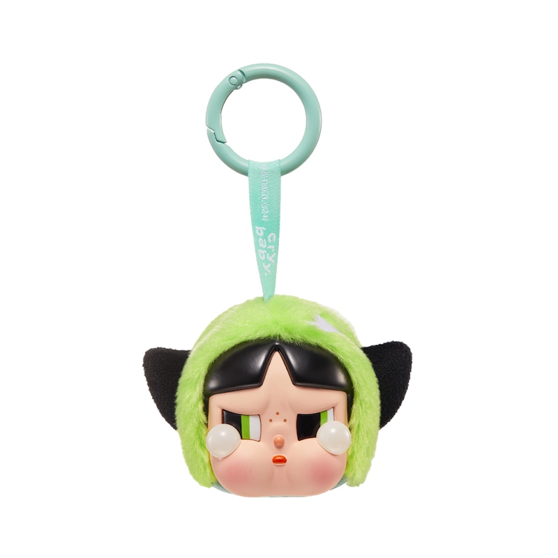 Pop Mart CRYBABY x Powerpuff Girls Series Buttercup Vinyl Face Plush