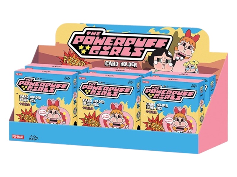Pop Mart CRYBABY x Powerpuff Girls Series Card Holder Sealed Case (6 Blind Box)