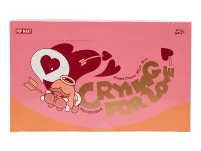 Pop Mart CryBaby Crying For Love Series Phone Charm Sealed Case (6 Blind Box)