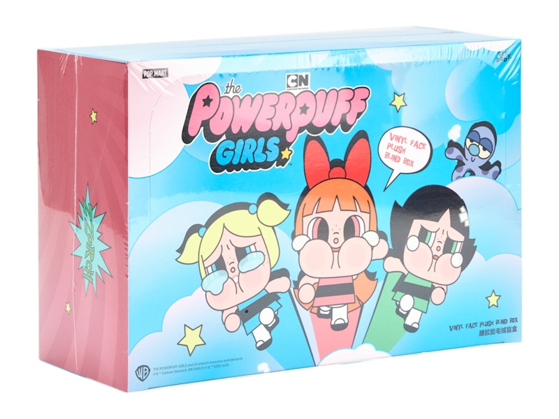 Pop Mart CryBaby x Powerpuff Girls Series Vinyl Face Plush  Sealed Case (6 Blind Boxes)