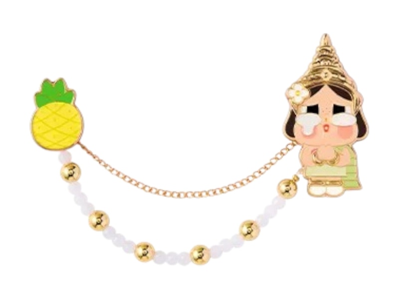 Pop Mart Crybaby Hello Thailand Series Thank You (Secret Edition) Badge
