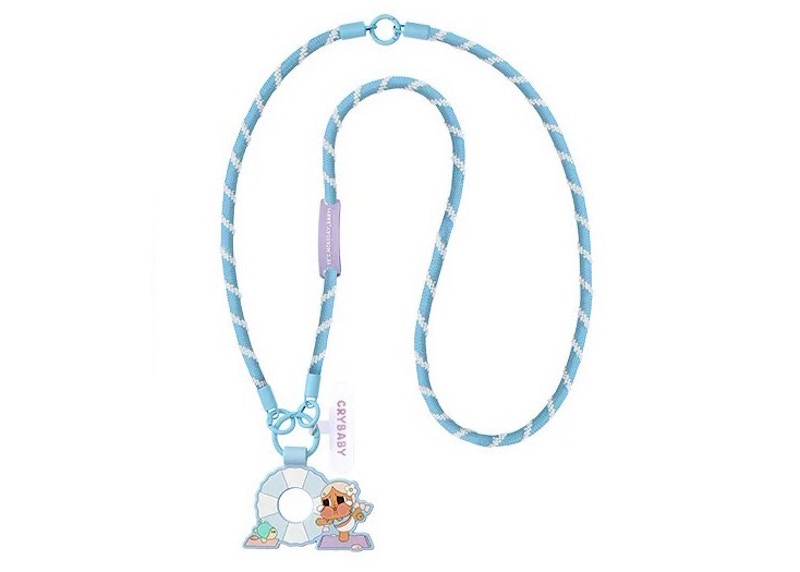Pop Mart Crybaby Vacation Mode On Series Chilling on the Beach Long Lanyard