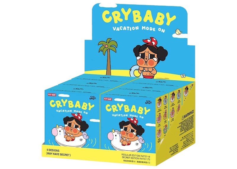 Pop Mart Crybaby Vacation Mode On Series Fridge Magnet Sealed Case (6 Blind Box)