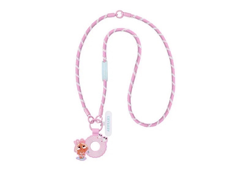 Pop Mart Crybaby Vacation Mode On Series Full Sail Long Lanyard