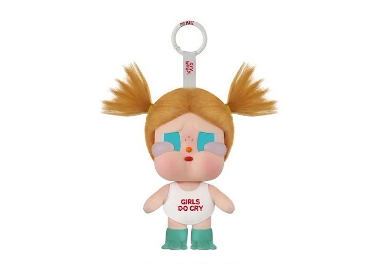 Pop Mart Crybaby Vacation Mode On Series Glug-Glug Vinyl Plush Pendant