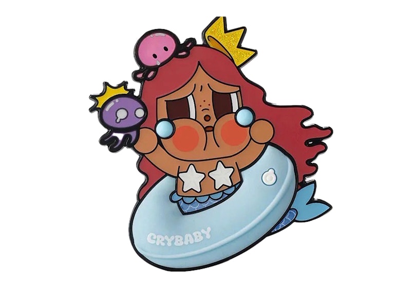 Pop Mart Crybaby Vacation Mode On Series Merbaby Tears Secret Edition Fridge Magnet