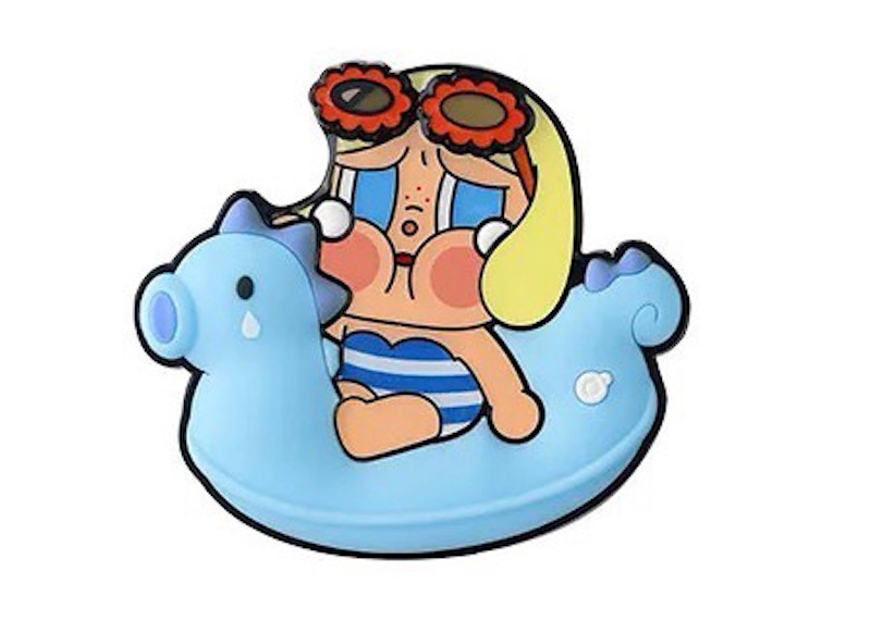 Pop Mart Crybaby Vacation Mode On Series Sunbathing Fridge Magnet