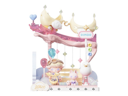 Pop Mart DIMOO Dream Melody Series Crescent Moon Racer Figure Blocks