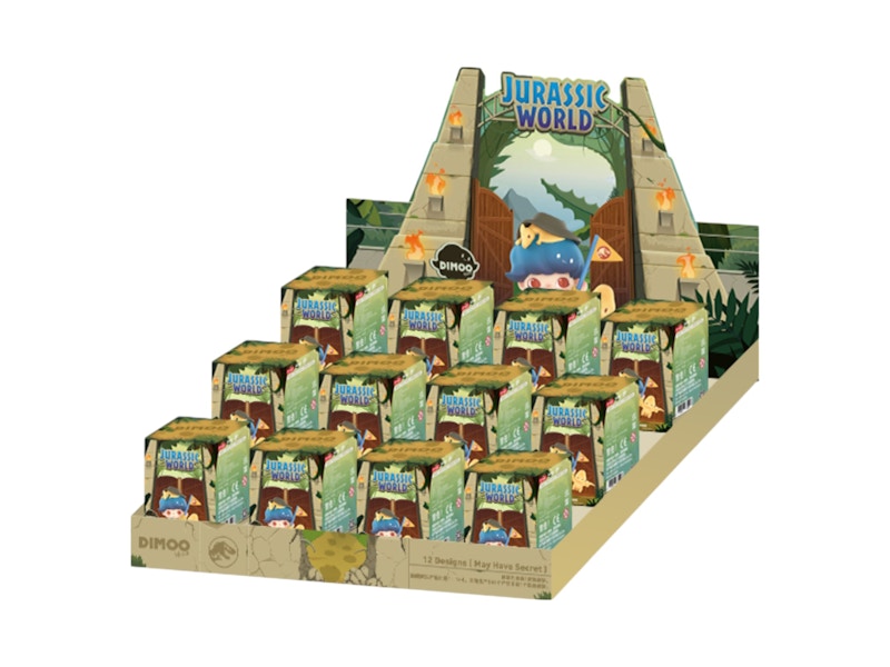 Pop Mart DIMOO Jurassic World Series Figure Sealed Case (12 Blind Box)