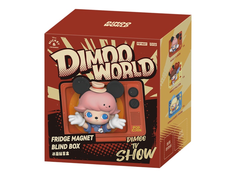 Pop Mart DIMOO World x Disney Series Fridge Magnet Single Blind Box