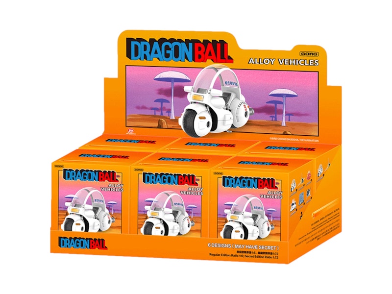 Pop Mart DRAGON BALL-Alloy Vehicles Series Figures Sealed Case (6 Blind Box)
