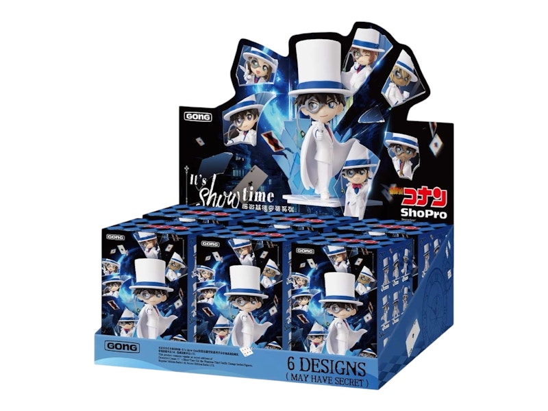 Pop Mart Detective Conan-It�s Show Time Kid the Phantom Thief Outfit Change Series Figures Sealed Case (6 Blind Box)