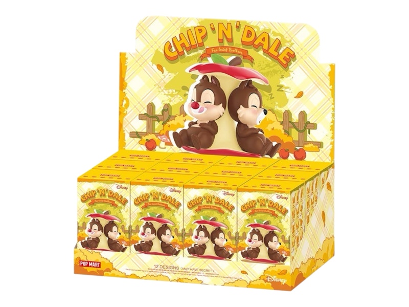 Pop Mart Disney Chip 'n' Dale Fun-loving Brothers Series Figures Sealed Case (12 Blind Boxes)