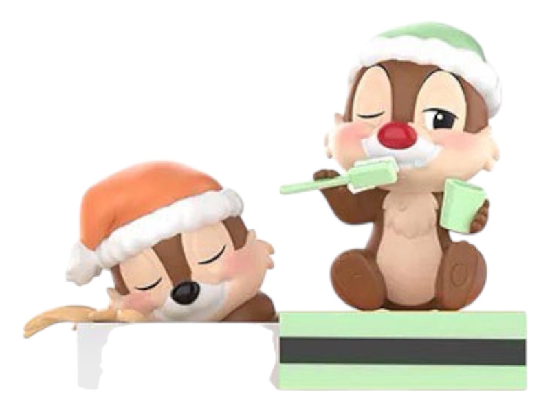 Pop Mart Disney Chip 'n' Dale Fun-loving Brothers Series Get up Early Figure