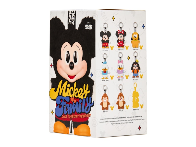 Pop Mart Disney Mickey Family Together Series Plush Keychain Single Blind Box