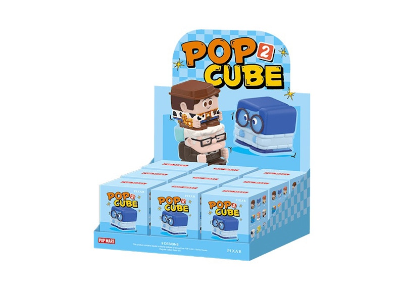 Pop Mart Disney Pixar Pop Cube-2 Series Figures Sealed Case (9 Blind Box)