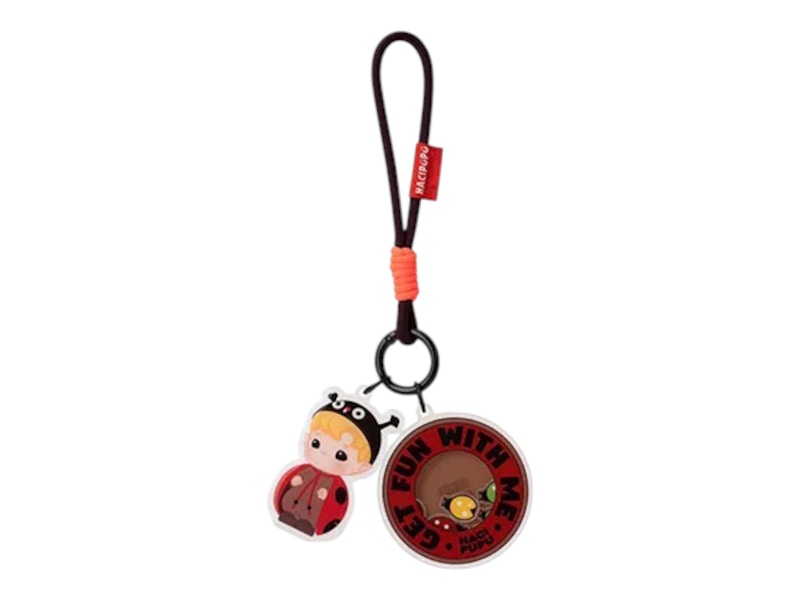 Pop Mart HACIPUPU Adventures In The Woods Series Ladybug Pendant