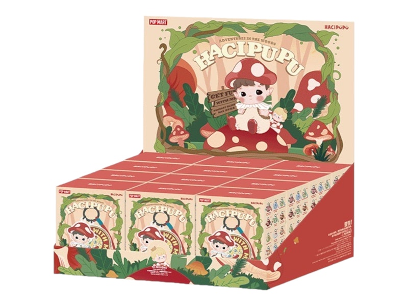 Pop Mart HACIPUPU Adventures In The Woods Series Pendant Sealed Case (12 Blind Box)