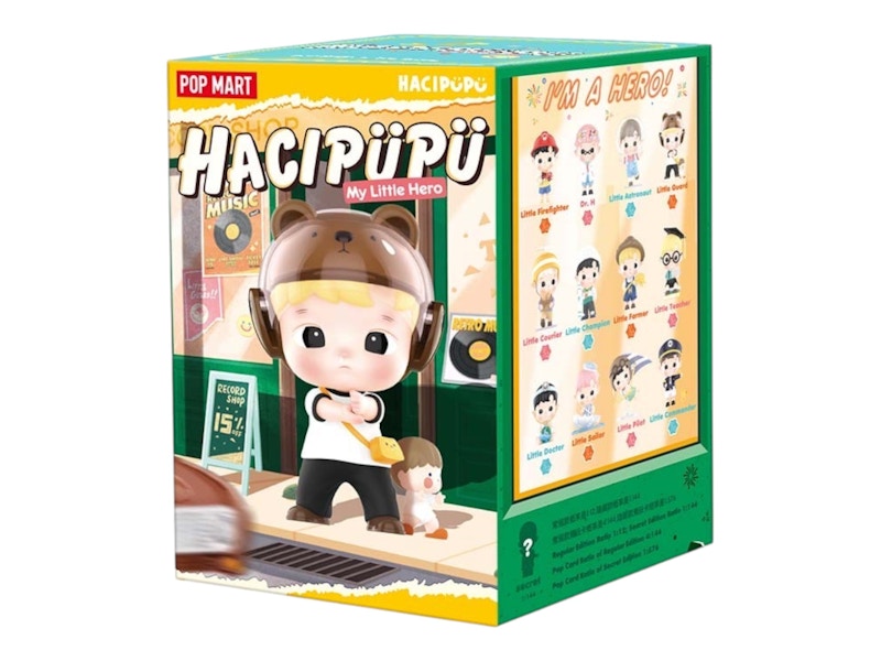 Pop Mart HACIPUPU My Little Hero Series Figures Single Blind Box