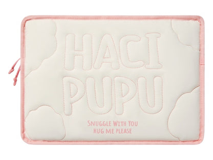 Pop Mart HACIPUPU Snuggle With You Series Figures Laptop Case