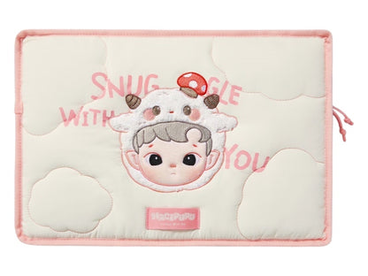 Pop Mart HACIPUPU Snuggle With You Series Figures Laptop Case