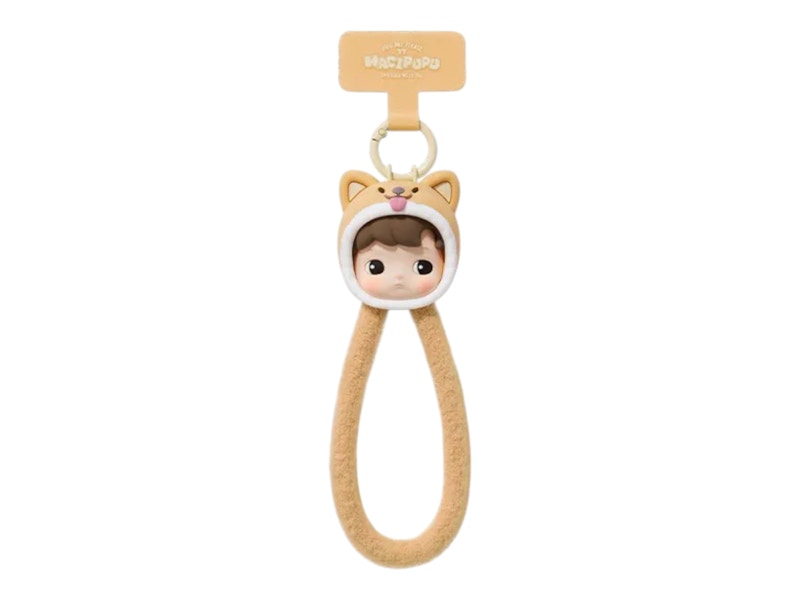 Pop Mart HACIPUPU Snuggle With You Series Lucky Puppy Phone Lanyard