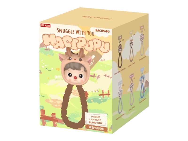 Pop Mart HACIPUPU Snuggle With You Series Phone Lanyard Blind Box Single Blind Box