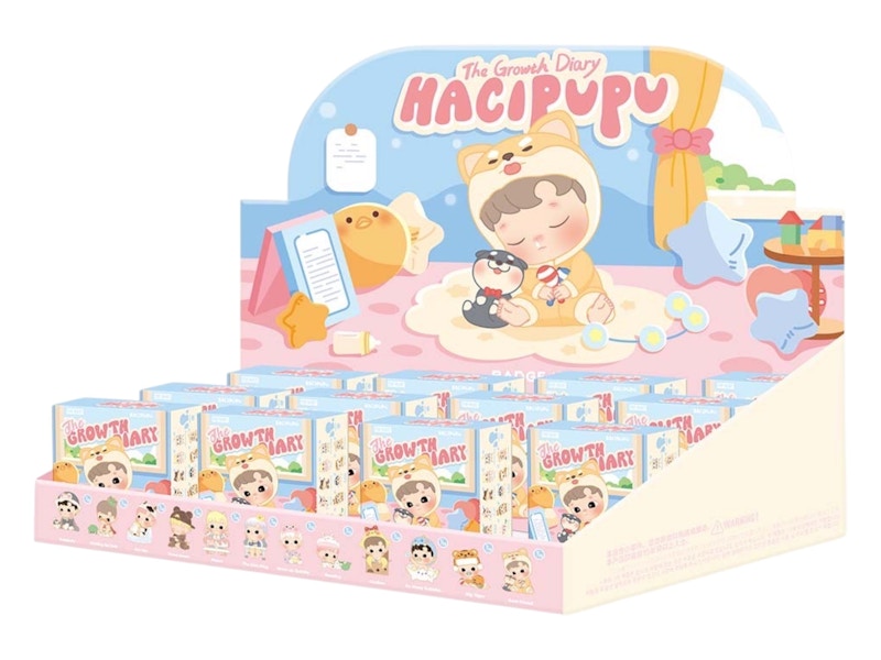 Pop Mart HACIPUPU The Growth Diary Series Badge Sealed Case (12 Blind Box)