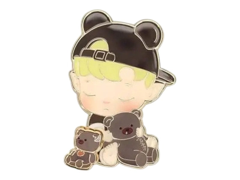 Pop Mart HACIPUPU The Growth Diary Series Three Bears Badge