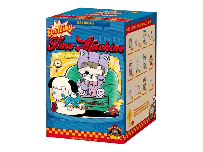 Pop Mart Hacipupu Rolling Time Machine Series Figures Single Blind Box Single Blind Box