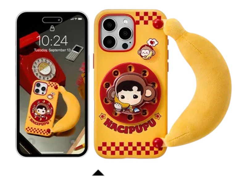 Pop Mart Hacipupu Rolling Time Machine Series Phone Case iPhone 15 Pro Max