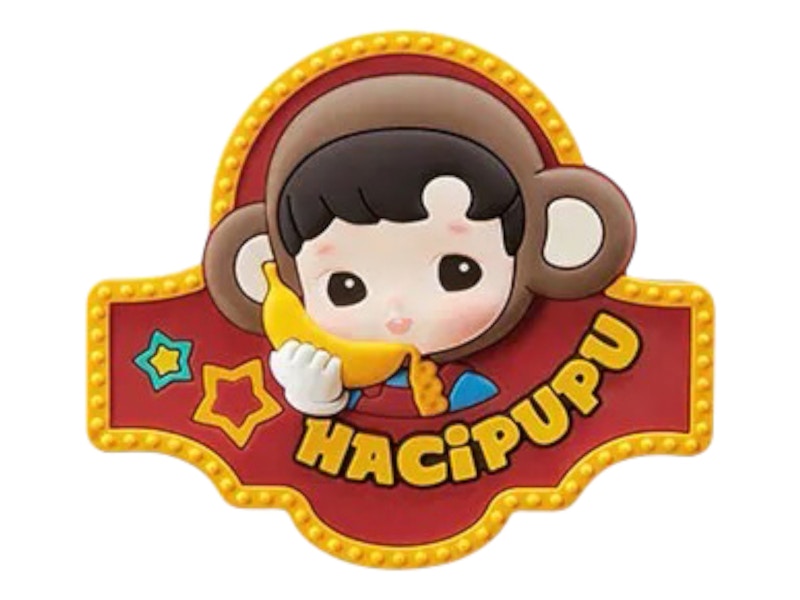 Pop Mart Hacipupu Rolling Time Machine Series Toot-Toot Call Fridge Magnet Silicone Clip