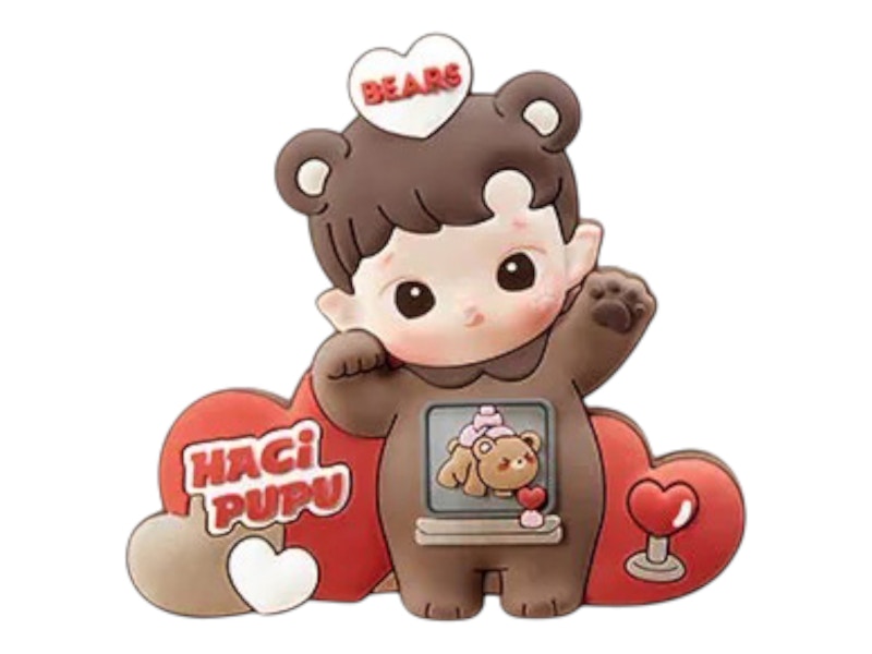 Pop Mart Hacipupu Rolling Time Machine Series Wish Catcher Fridge Magnet Silicone Clip