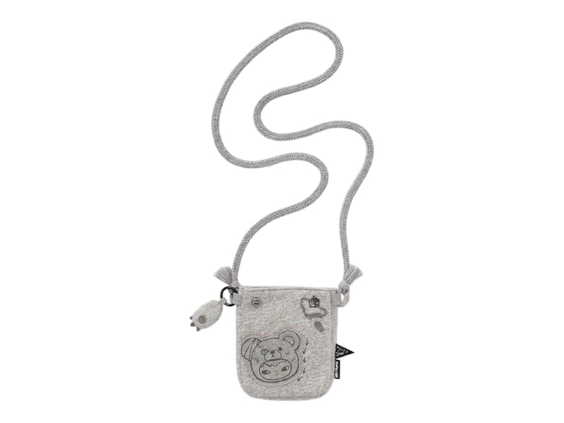 Pop Mart Hirono Road Journal Series Grey Gravel Mini Bag