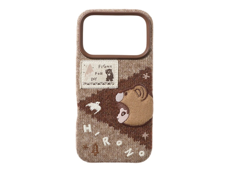 Pop Mart Hirono Road Journal Series Knitted Phone Case iPhone 17 Pro