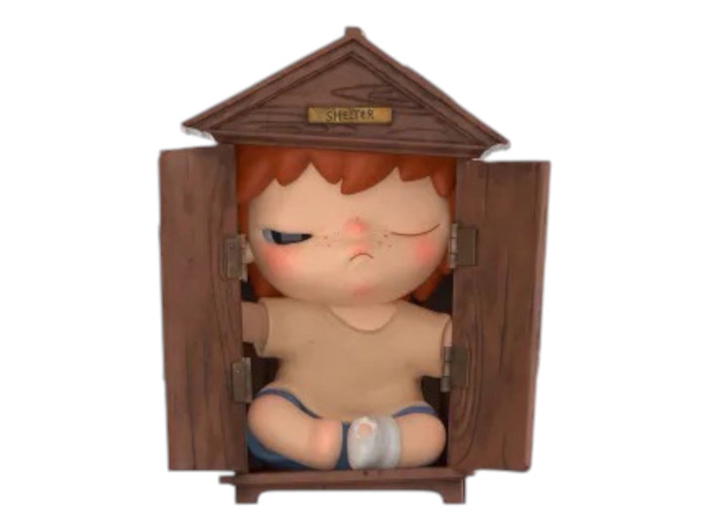 Pop Mart Hirono Shelter Series Mantel Clock Figure