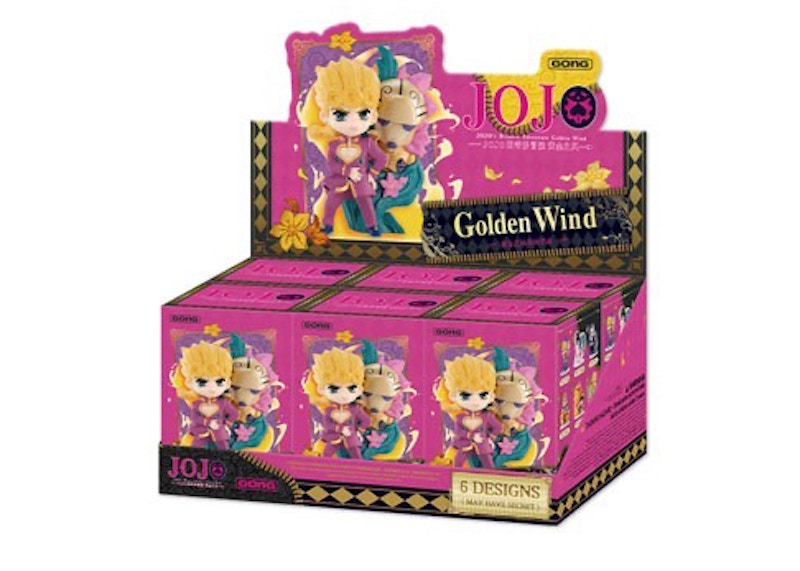Pop Mart JoJo's Bizarre Adventure Golden Wind Series Figure Sealed Case (6 Blind Box)