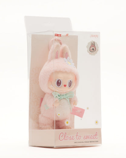 Pop Mart Labubu Mokoko Close to Sweet Vinyl Plush Pendant