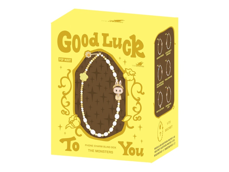 Pop Mart Labubu The Monsters Good Luck to You Phone Charm Single Blind Box