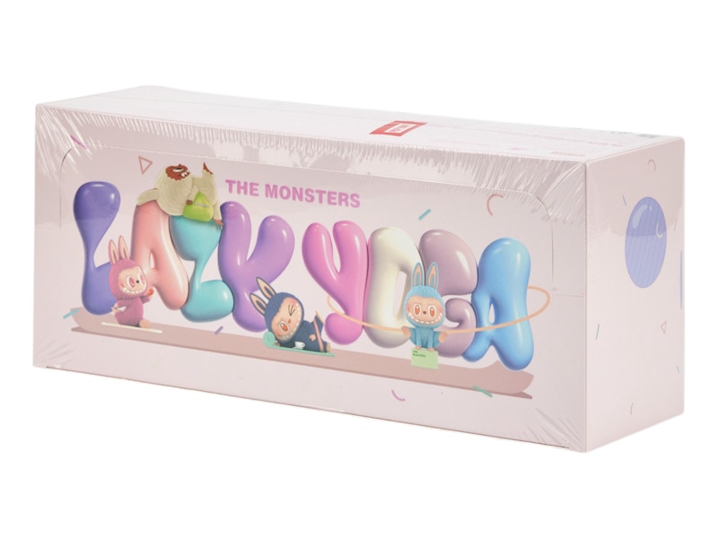 Pop Mart Labubu The Monsters Lazy Yoga Series Figures Sealed Case (10 Blind Box)