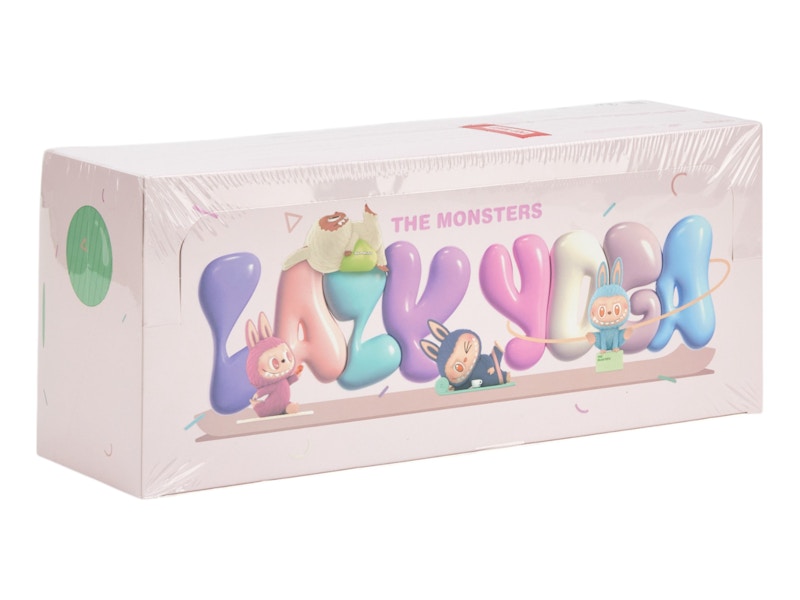 Pop Mart Labubu The Monsters Lazy Yoga Series Figures Sealed Case (10 Blind Box)