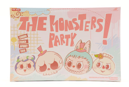 Pop Mart Labubu The Monsters Party Series Reversible Plush Doll Sealed Case (6 Blind Box)
