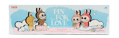 Pop Mart Labubu The Monsters Pin for Love Series Vinyl Plush Pendant (N-Z) Unsealed Case (14 Blind Box)