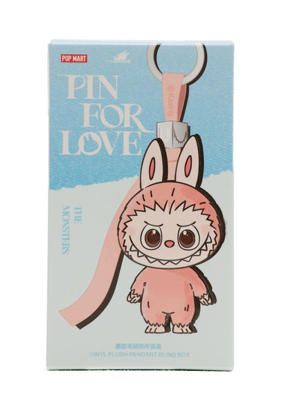 Pop Mart Labubu The Monsters Pin for Love Series Vinyl Plush Pendant (N-Z) Single Blind Box
