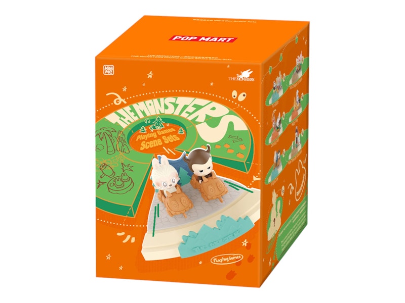 Pop Mart Labubu The Monsters Playing Games Series Scene Sets Single Blind Box