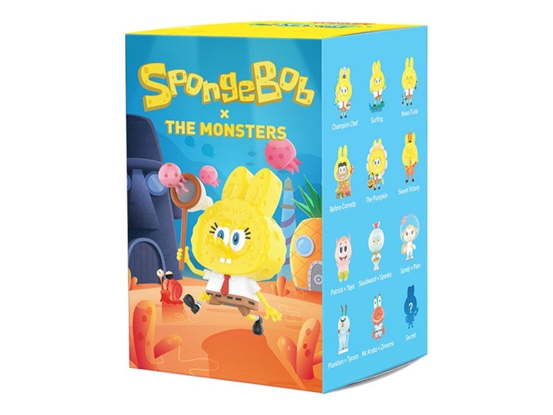 Pop Mart Labubu The Monsters Spongebob Series Figure Single Blind Box