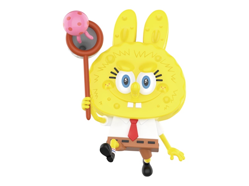 Pop Mart Labubu The Monsters Spongebob Series Jellyfish Catcher Figure