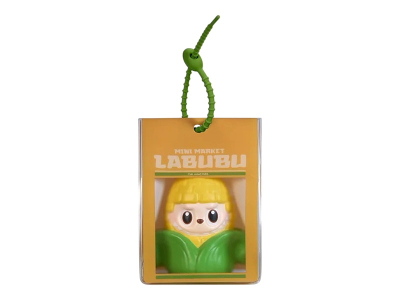 Pop Mart Labubu The Monsters Wacky Mart Series Corn Pinch Pendant