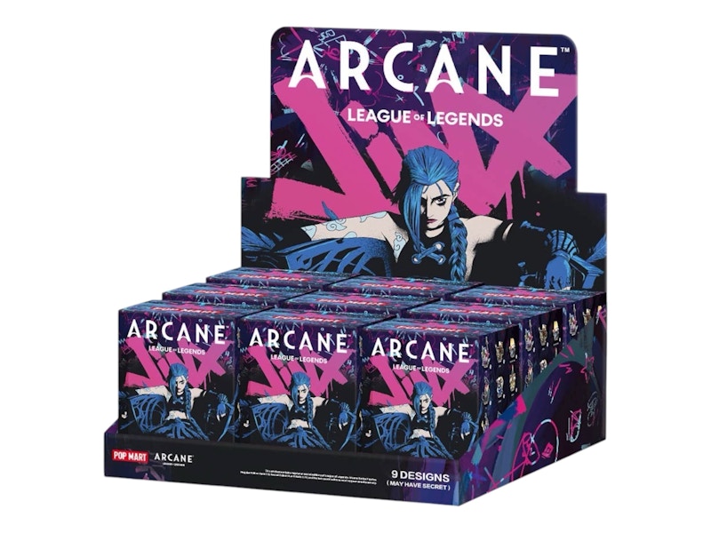 Pop Mart League of Legends Arcane Series Figures Sealed Case (9 Blind Box) Sealed Case (9 Blind Box)