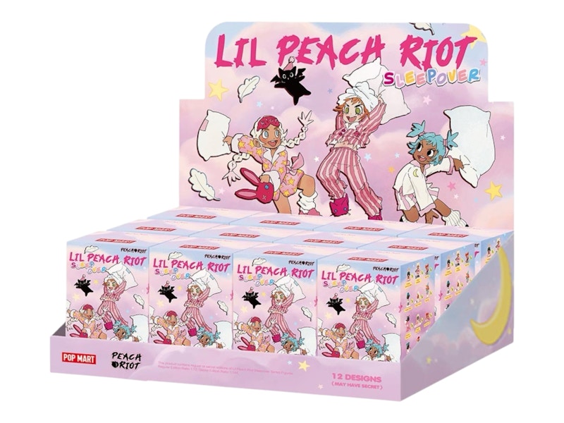 Pop Mart Lil Peach Riot Sleepover Series Figures Sealed Case (12 Blind Boxes)